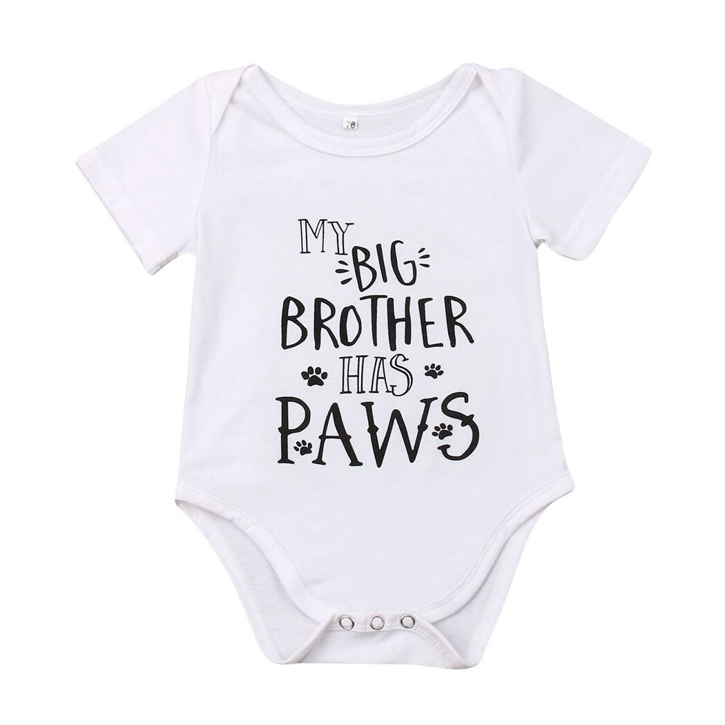 Paws Baby Bodysuit Brother 0-3 M 