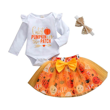 Cutest Pumpkin Skirt Set