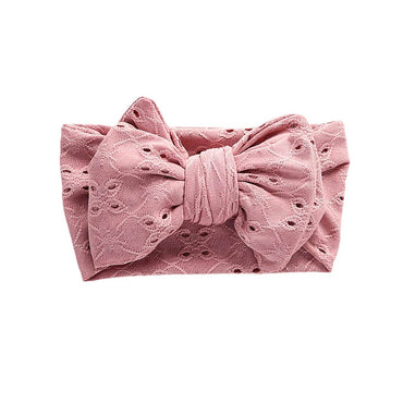 Solid Lace Headband Pink  