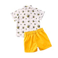 Honeybee Yellow Shorts Toddler Set   