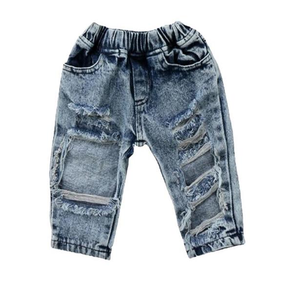 Acid Wash Ripped Jeans - The Trendy Toddlers
