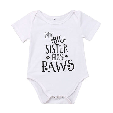 Paws Baby Bodysuit Sister 0-3 M 