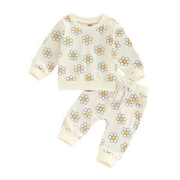 Daisies Sweatshirt Baby Set