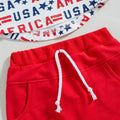 American Red Shorts Set   
