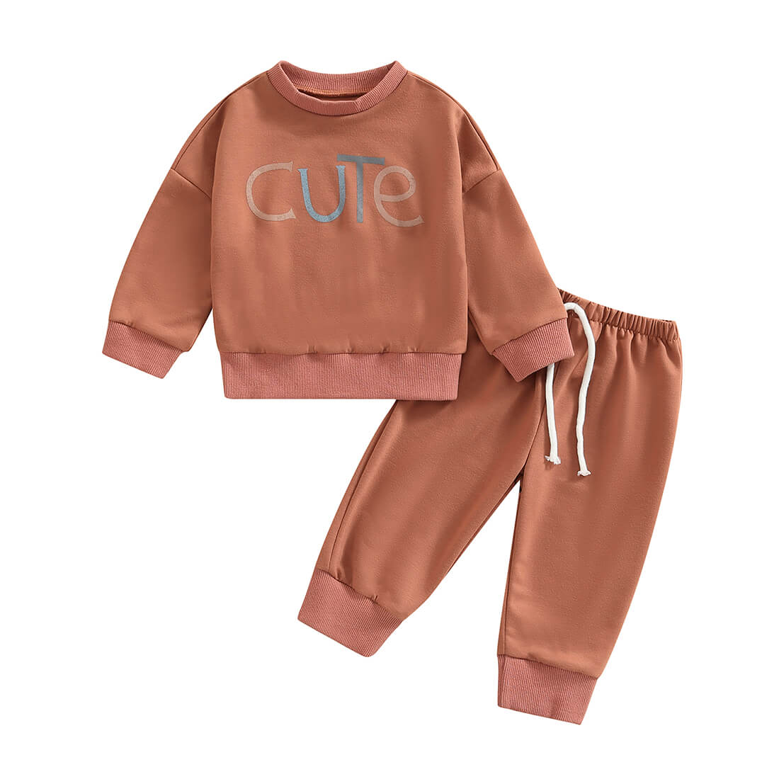 Solid Cute Toddler Set