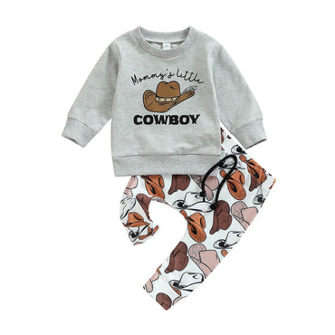 Mommy's Little Cowboy Baby Set   