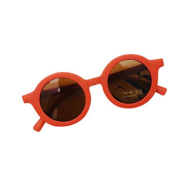 Solid Vintage Sunglasses Red  
