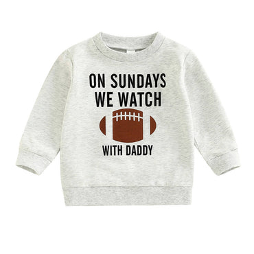 Sunday Football Toddler Sweatshirt   