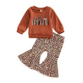 Hello Pumpkin Leopard Toddler Set   