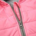 Pink Dino Zipper Toddler Jacket