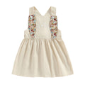 Floral Bunny Toddler Dress Beige 18-24 M 