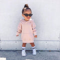 Solid Oversized Toddler Hoodie