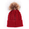 Knitted Beanie Red  