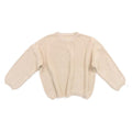 Solid Knitted Toddler Sweater Beige 18-24 M 
