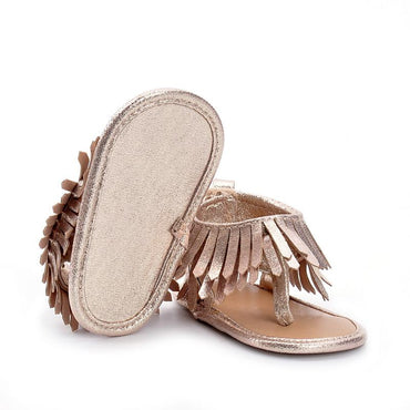 Soft Tassel Baby Sandals   