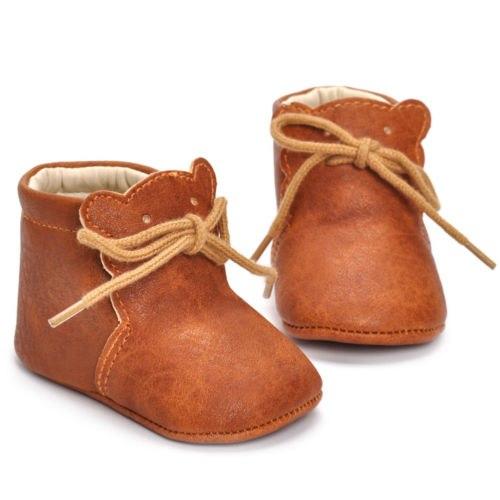 Tan Leather Baby Boots   