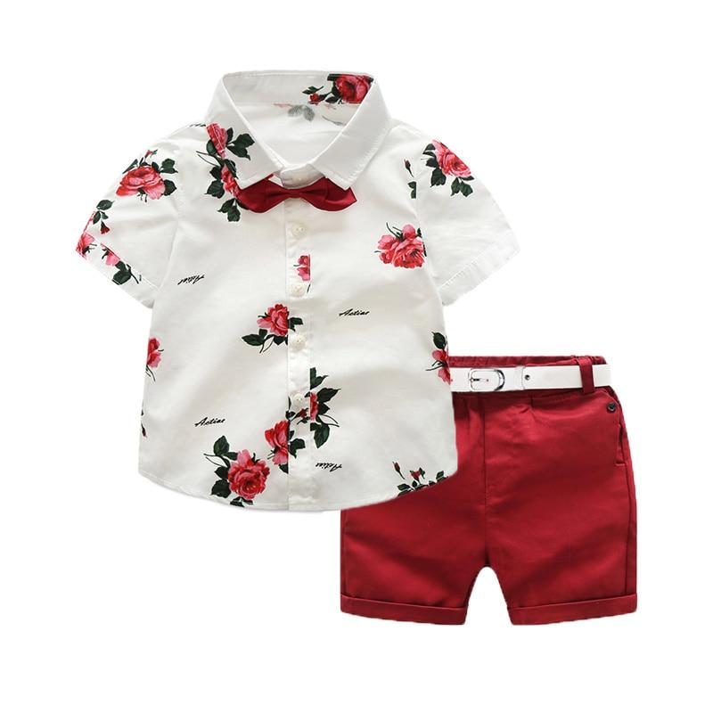 Floral outfit for boys best sale