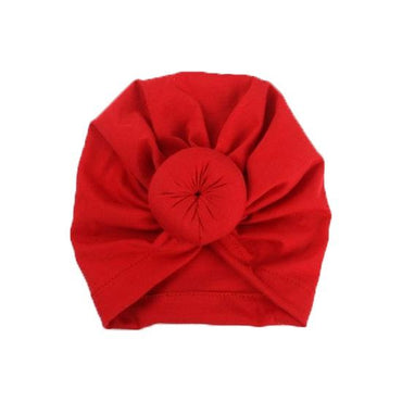 Cotton Knot Turban Red  