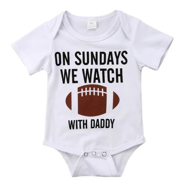 Sunday Football Baby Bodysuit   